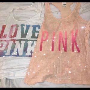 Pink Tank Tops!